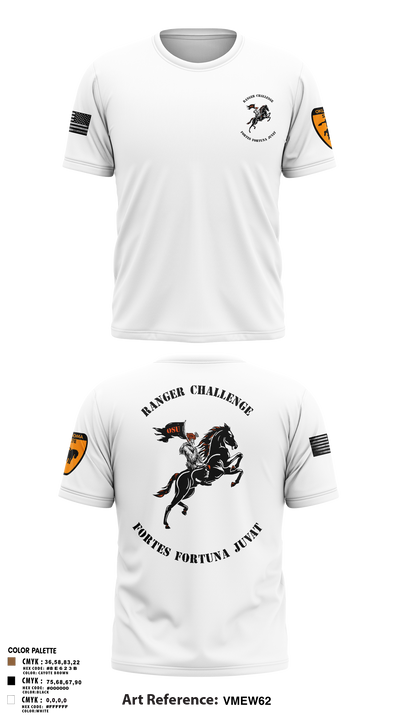 Ranger Challenge 2090684 Old School Cotton Feel Shirt - 2