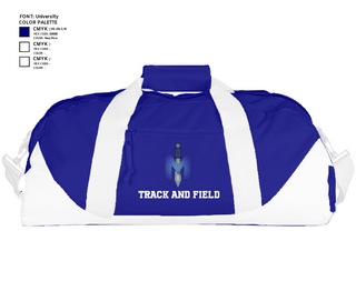 Duffle Bag, iMater Knights, Track & Field, Teamtime, Team time, sublimation, custom sports apparel, team uniforms, spirit wear, spiritwear, sports uniforms, custom shirts, team store, custom team store, fundraiser sports, apparel fundraiser