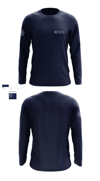 Long Sleeve Performance Shirt, atlantic sapphire, , Teamtime, Team time, sublimation, custom sports apparel, team uniforms, spirit wear, spiritwear, sports uniforms, custom shirts, team store, custom team store, fundraiser sports, apparel fundraiser