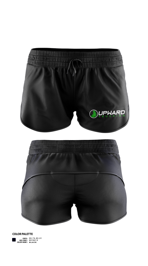 Womens Shorts, Upward Trucking, , Teamtime, Team time, sublimation, custom sports apparel, team uniforms, spirit wear, spiritwear, sports uniforms, custom shirts, team store, custom team store, fundraiser sports, apparel fundraiser