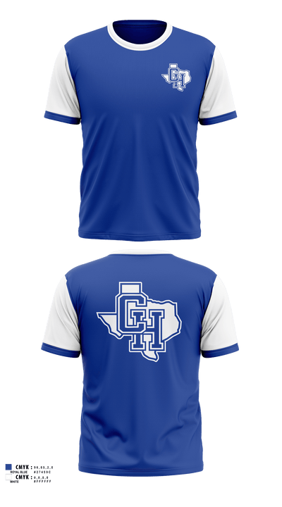 Central Heights High School Swimming 12669602 Short Sleeve Performance Shirt - 41