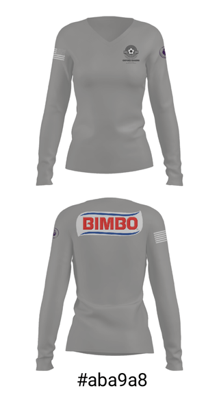 Women's Long Sleeve Vneck Shirt, Oxford ranger, Men's Soccer, Teamtime, Team time, sublimation, custom sports apparel, team uniforms, spirit wear, spiritwear, sports uniforms, custom shirts, team store, custom team store, fundraiser sports, apparel fundraiser