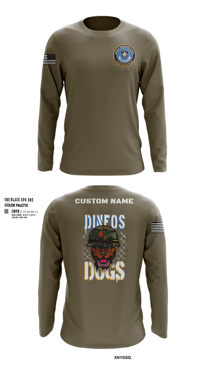 DINFOS 37015122 Long Sleeve Performance Shirt 38