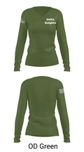 Delta Knights 65030164 Women's Long Sleeve V-neck Shirt - 57