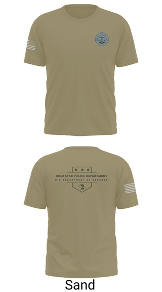 Old School Cotton Feel Shirt, GOLD STAR POLICE DEPARTMENT, , Teamtime, Team time, sublimation, custom sports apparel, team uniforms, spirit wear, spiritwear, sports uniforms, custom shirts, team store, custom team store, fundraiser sports, apparel fundraiser