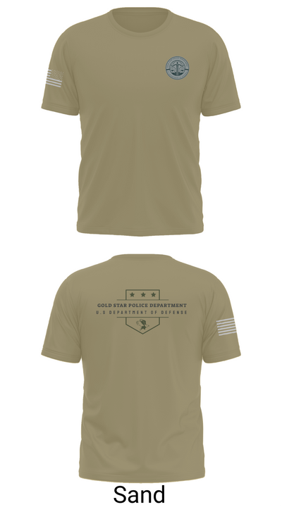 GOLD STAR POLICE DEPARTMENT 55137313 Old School Cotton Feel Shirt - 86