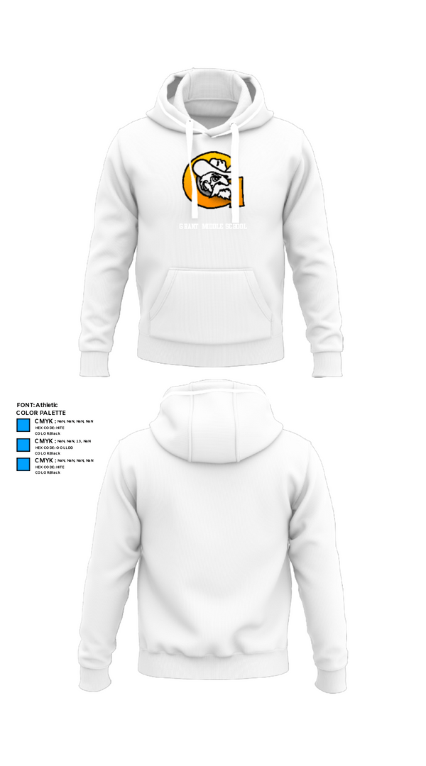 Hoodie, Grant Middle School, Spirit Store, Teamtime, Team time, sublimation, custom sports apparel, team uniforms, spirit wear, spiritwear, sports uniforms, custom shirts, team store, custom team store, fundraiser sports, apparel fundraiser