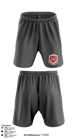 Athletic Shorts With Pockets, Station 51, Fire Department, Teamtime, Team time, sublimation, custom sports apparel, team uniforms, spirit wear, spiritwear, sports uniforms, custom shirts, team store, custom team store, fundraiser sports, apparel fundraiser