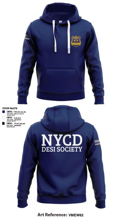 NYCD DESI SOCIETY 34062246 Hoodie - 116