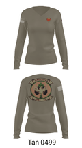HSC-85 15010069 Women's Long Sleeve V-neck Shirt - 73