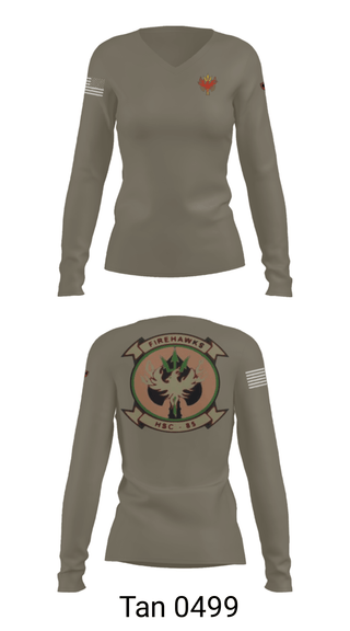 Womens Long Sleeve Vneck Shirt, HSC-85, Navy, Teamtime, Team time, sublimation, custom sports apparel, team uniforms, spirit wear, spiritwear, sports uniforms, custom shirts, team store, custom team store, fundraiser sports, apparel fundraiser