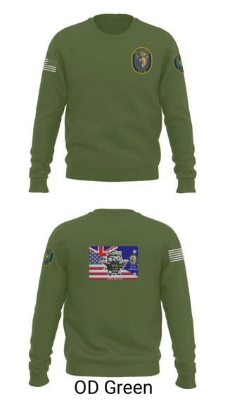 Crew Neck Sweatshirt, USS CANBERRA (LCS 30), Navy, Teamtime, Team time, sublimation, custom sports apparel, team uniforms, spirit wear, spiritwear, sports uniforms, custom shirts, team store, custom team store, fundraiser sports, apparel fundraiser