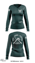 Kennesaw Mountain NJROTC 60987688 Women's Long Sleeve V-neck Shirt - 124