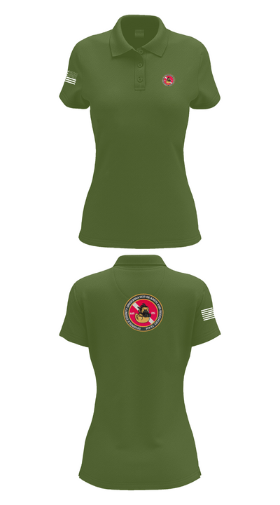 SCSO USART 10986438 Women's Short Sleeve Performance Polo  - 52