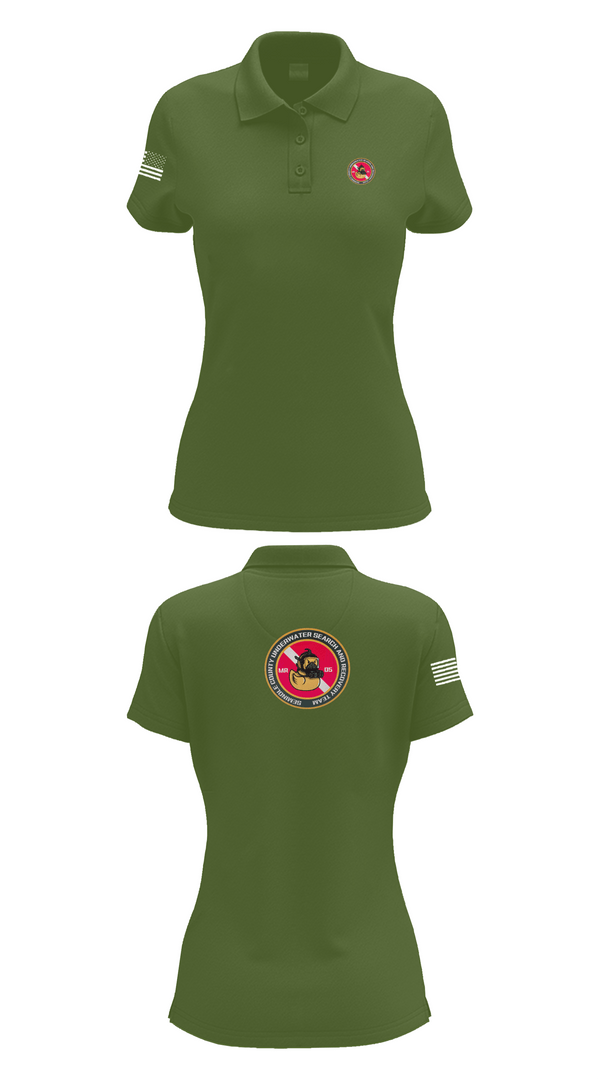 Womens Short Sleeve Performance Polo, SCSO USART, , Teamtime, Team time, sublimation, custom sports apparel, team uniforms, spirit wear, spiritwear, sports uniforms, custom shirts, team store, custom team store, fundraiser sports, apparel fundraiser