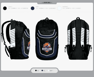 Gear Bag, Maryland Strikers, Men's Volleyball, Teamtime, Team time, sublimation, custom sports apparel, team uniforms, spirit wear, spiritwear, sports uniforms, custom shirts, team store, custom team store, fundraiser sports, apparel fundraiser