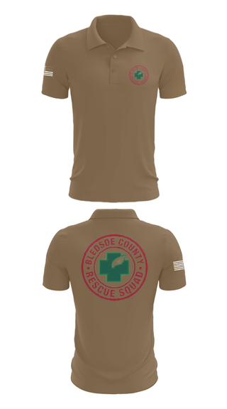 Short Sleeve Performance Polo, Bledsoe County Rescue Squad, , Teamtime, Team time, sublimation, custom sports apparel, team uniforms, spirit wear, spiritwear, sports uniforms, custom shirts, team store, custom team store, fundraiser sports, apparel fundraiser