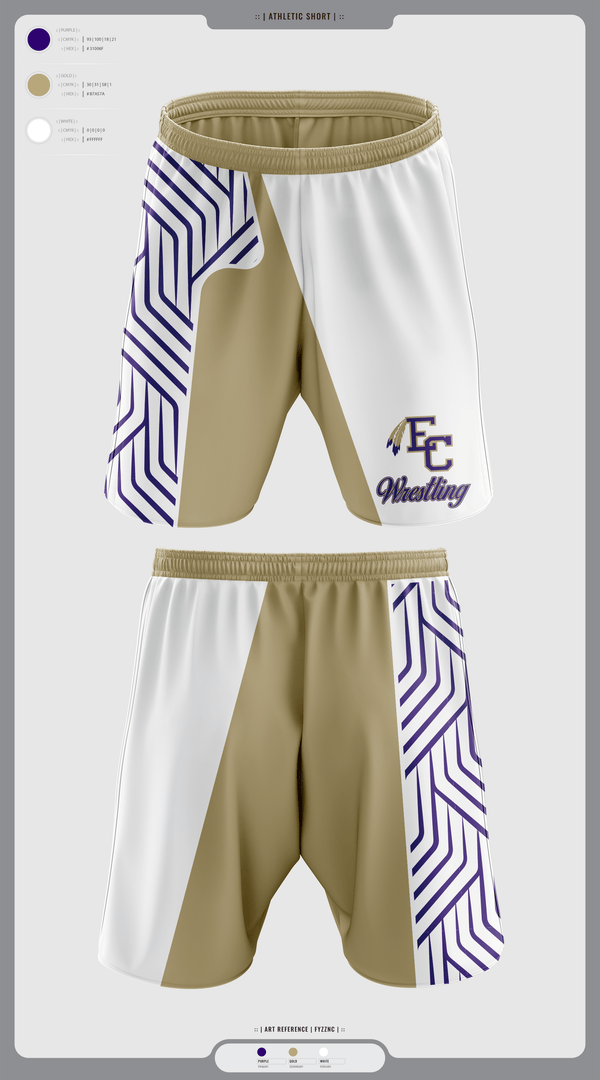 Athletic Shorts With Pockets, East Coweta High School Wrestling, Wrestling, Teamtime, Team time, sublimation, custom sports apparel, team uniforms, spirit wear, spiritwear, sports uniforms, custom shirts, team store, custom team store, fundraiser sports, apparel fundraiser