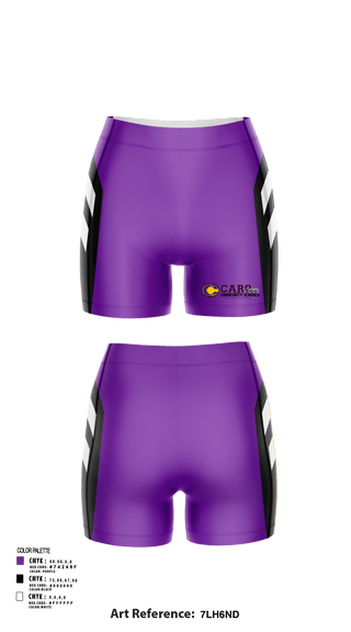 Womens Shorts, Caro High School Volleyball, Women's Volleyball, Teamtime, Team time, sublimation, custom sports apparel, team uniforms, spirit wear, spiritwear, sports uniforms, custom shirts, team store, custom team store, fundraiser sports, apparel fundraiser