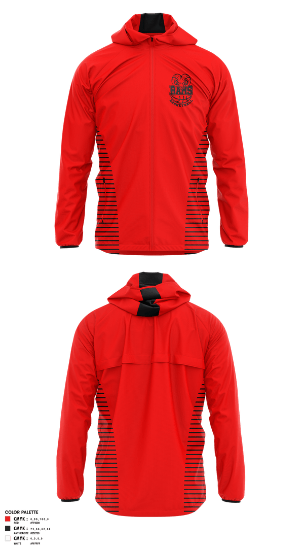 Windbreaker, Clearwater Valley High School Basketball, Men's Basketball, Teamtime, Team time, sublimation, custom sports apparel, team uniforms, spirit wear, spiritwear, sports uniforms, custom shirts, team store, custom team store, fundraiser sports, apparel fundraiser
