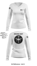 Delta Defense Unit 32292143 Women's Long Sleeve V-neck Shirt - 109