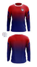 Southern Wayne High School Basketball 85575245 Long Sleeve Performance Shirt - 1