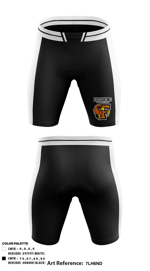 Mens Compression Shorts, Flushing High School Wrestling, Wrestling, Teamtime, Team time, sublimation, custom sports apparel, team uniforms, spirit wear, spiritwear, sports uniforms, custom shirts, team store, custom team store, fundraiser sports, apparel fundraiser