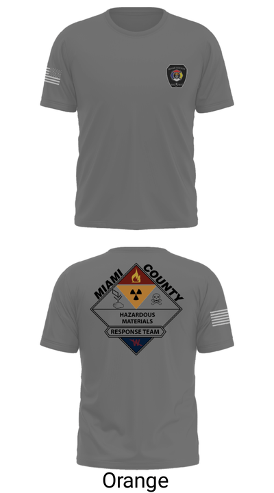 Miami County Hazmat 19346759 Old School Cotton Feel Shirt - 18