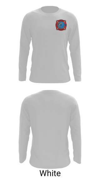Long Sleeve Performance Shirt, Station 3Cascade Locks Fire & EMS, Fire Department, Teamtime, Team time, sublimation, custom sports apparel, team uniforms, spirit wear, spiritwear, sports uniforms, custom shirts, team store, custom team store, fundraiser sports, apparel fundraiser