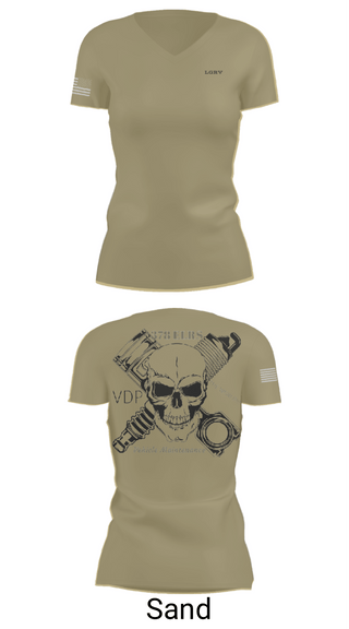 Women's Short Sleeve Vneck Shirt, LGRV, Air Force, Teamtime, Team time, sublimation, custom sports apparel, team uniforms, spirit wear, spiritwear, sports uniforms, custom shirts, team store, custom team store, fundraiser sports, apparel fundraiser