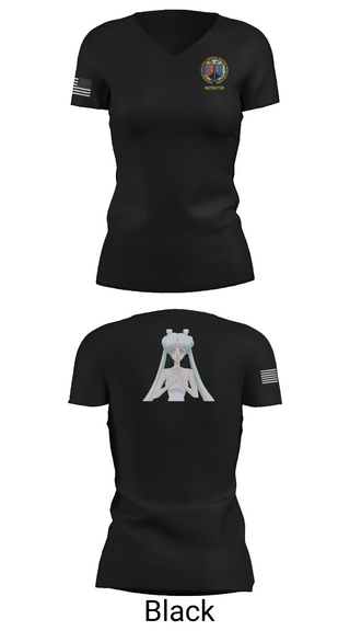 Womens Short Sleeve Vneck Shirt, MARDET Fort Leonard Wood Basic Military Police School House (FLW) INIWIC, , Teamtime, Team time, sublimation, custom sports apparel, team uniforms, spirit wear, spiritwear, sports uniforms, custom shirts, team store, custom team store, fundraiser sports, apparel fundraiser