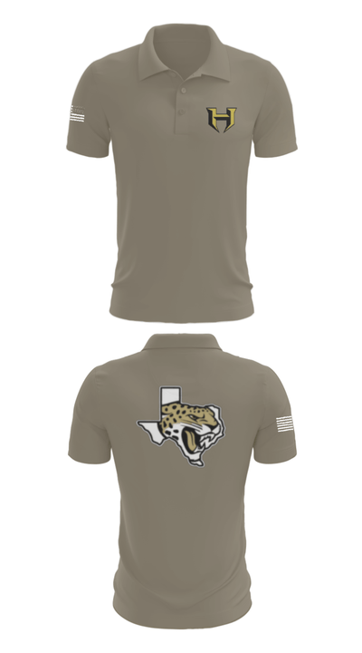 Hubbard Middle School Cheer 37740474 Short Sleeve Performance Polo - 30