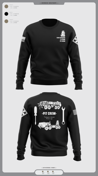 Crew Neck Sweatshirt, Mx Plt E. Co 2-4 GSAB, Army, Teamtime, Team time, sublimation, custom sports apparel, team uniforms, spirit wear, spiritwear, sports uniforms, custom shirts, team store, custom team store, fundraiser sports, apparel fundraiser