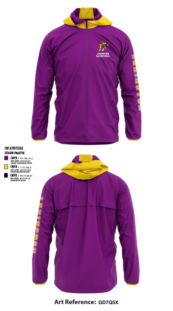 Windbreaker, Lexington High School Basketball, Men's Basketball, Teamtime, Team time, sublimation, custom sports apparel, team uniforms, spirit wear, spiritwear, sports uniforms, custom shirts, team store, custom team store, fundraiser sports, apparel fundraiser