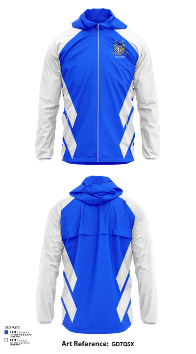 Safford High School Soccer 85483946 Windbreaker - 133