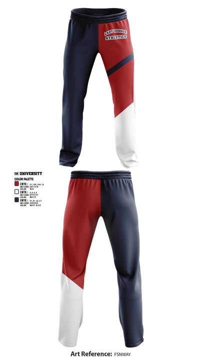 Lingle-Fort Laramie High School Basketball 43893135 Trackpants - 2