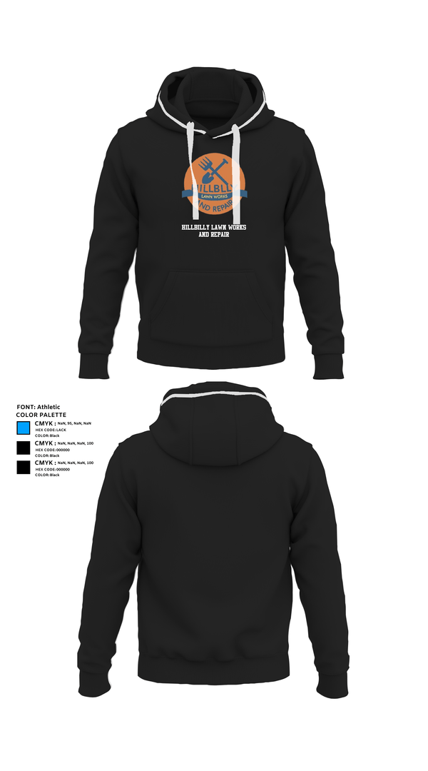Hoodie, Hillbilly Lawn Works And Repair, , Teamtime, Team time, sublimation, custom sports apparel, team uniforms, spirit wear, spiritwear, sports uniforms, custom shirts, team store, custom team store, fundraiser sports, apparel fundraiser