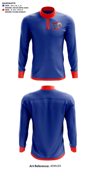 Quarter Zip Jacket, Clarksdale High School Basketball, Men's Basketball, Teamtime, Team time, sublimation, custom sports apparel, team uniforms, spirit wear, spiritwear, sports uniforms, custom shirts, team store, custom team store, fundraiser sports, apparel fundraiser