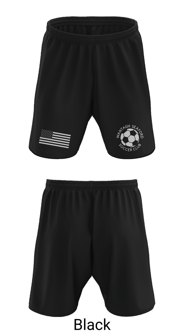 Athletic Shorts With Pockets, Wantagh Seaford Soccer Club, Men's Soccer, Teamtime, Team time, sublimation, custom sports apparel, team uniforms, spirit wear, spiritwear, sports uniforms, custom shirts, team store, custom team store, fundraiser sports, apparel fundraiser