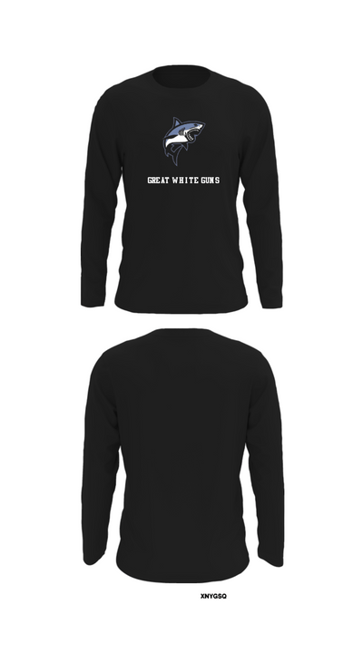 Great white guns 55052076 Long Sleeve Performance Shirt - 32