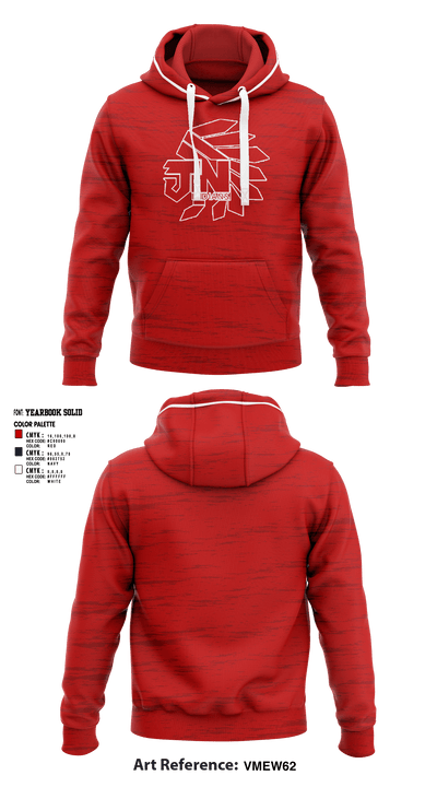 Jim Ned High School Tennis 68965305 Hoodie - 1