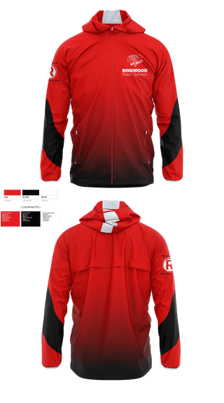 Windbreaker, Ringwood High School Band, Spirit Store, Teamtime, Team time, sublimation, custom sports apparel, team uniforms, spirit wear, spiritwear, sports uniforms, custom shirts, team store, custom team store, fundraiser sports, apparel fundraiser