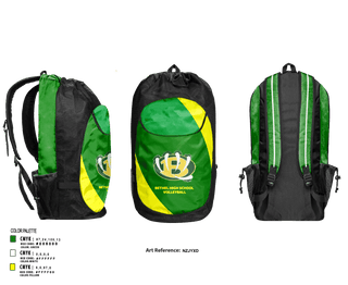Gear Bag, Bethel High School Volleyball, Men's Volleyball, Teamtime, Team time, sublimation, custom sports apparel, team uniforms, spirit wear, spiritwear, sports uniforms, custom shirts, team store, custom team store, fundraiser sports, apparel fundraiser