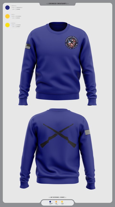 Crew Neck Sweatshirt, Seaford NJROTC, Navy, Teamtime, Team time, sublimation, custom sports apparel, team uniforms, spirit wear, spiritwear, sports uniforms, custom shirts, team store, custom team store, fundraiser sports, apparel fundraiser