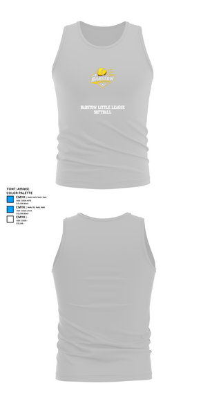 Tank Top, Barstow Little League Softball, Softball, Teamtime, Team time, sublimation, custom sports apparel, team uniforms, spirit wear, spiritwear, sports uniforms, custom shirts, team store, custom team store, fundraiser sports, apparel fundraiser