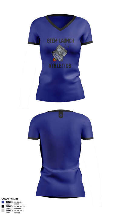 Stem Launch Middle School 10964010 Old School Cotton Feel Shirt - 7