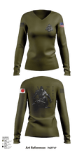 USANEC- Camp Zama, 78th Signal Battalion 94772078 Women's Long Sleeve V-neck Shirt - 140
