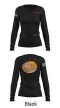 Eurogyro 33526012 Women's Long Sleeve V-neck Shirt -1 35