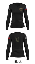 Lowndes County Sheriff’s Office Special Operations Division 52350448 Women's Long Sleeve V-neck Shirt - 35