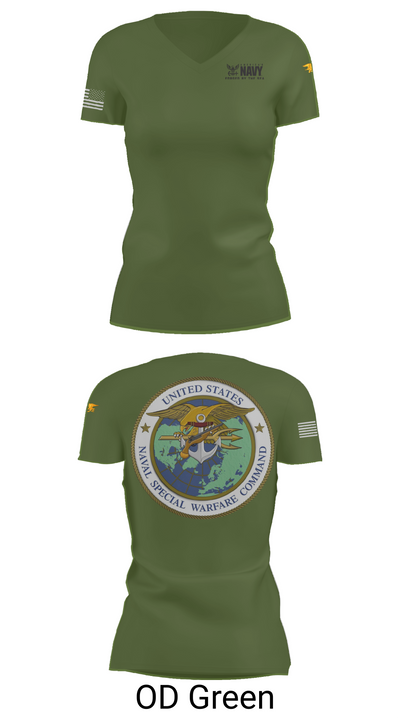 SEAL Team 4781251 Women's Short Sleeve V-neck Shirt - 46